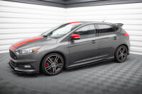 Maxton Design Side skirts extension extension V.2 black gloss - Ford Focus ST MK3