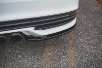 Maxton Design Rear extension Flaps diffuser V.2 black gloss - Ford Focus ST MK3 Facelift