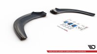 Maxton Design Rear extension Flaps diffuser V.2 black gloss - Ford Focus ST MK3 Facelift