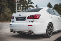 Maxton Design Diffuser rear extension black gloss - Lexus...