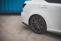 Maxton Design Heckansatz Flaps Diffusor schwarz Hochglanz - Lexus IS F MK2