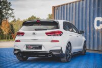 Maxton Design Diffuser rear extension V.3 black gloss - Hyundai I30 N MK3 Hatchback