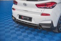 Maxton Design Diffuser rear extension V.3 black gloss - Hyundai I30 N MK3 Hatchback