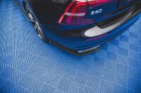 Maxton Design Rear extension Flaps diffuser black gloss - Volvo S60/V60 R-Design MK3