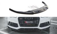 Maxton Design Front extension V.3 black gloss - Audi RS6 C7