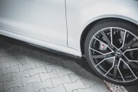 Maxton Design Seitenschweller Ansatz V.2 schwarz Hochglanz - Audi RS6 C7