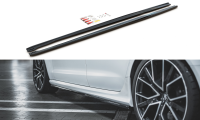 Maxton Design Side skirts extension extension V.2 black...