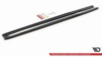 Maxton Design Side skirts extension extension V.2 black gloss - Audi RS6 C7