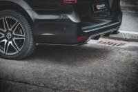 Maxton Design Rear extension Flaps diffuser V.2 black gloss - Mercedes V-Class AMG-Line W447 Facelift