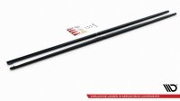 Maxton Design Side skirts extension extension black gloss - Mercedes V-Class Long AMG-Line W447 Facelift