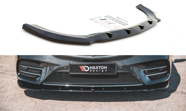 Maxton Design Front extension V.2 black gloss - Mercedes V-Class AMG-Line W447 Facelift