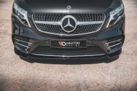 Maxton Design Front extension V.3 black gloss - Mercedes...