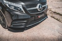 Maxton Design Front extension V.3 black gloss - Mercedes V-Class AMG-Line W447 Facelift