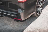 Maxton Design Heckansatz Flaps Diffusor V.1 schwarz Hochglanz - Mercedes V-Klasse AMG-Line W447 Facelift