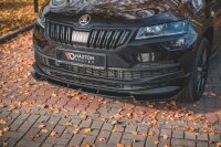 Maxton Design Front extension black gloss - Skoda Karoq Sportline