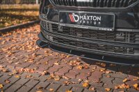 Maxton Design Frontansatz schwarz Hochglanz - Skoda Karoq Sportline