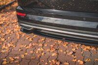 Maxton Design Middle diffuser rear extension black gloss - Skoda Karoq Sportline