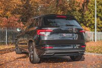 Maxton Design Middle diffuser rear extension black gloss - Skoda Karoq Sportline