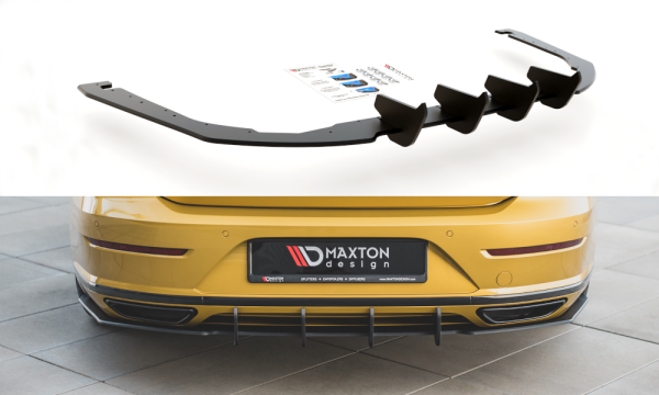 Maxton Design Racing Diffuser rear extension - VW Arteon R-Line