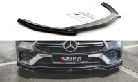 Maxton Design Front extension V.1 black gloss - Mercedes-AMG CLA 35 Aero C118