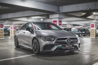 Maxton Design Front extension V.1 black gloss - Mercedes-AMG CLA 35 Aero C118