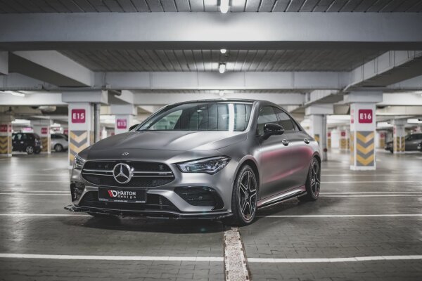 Maxton Design Frontansatz V.2 schwarz Hochglanz - Mercedes-AMG CLA 35 Aero C118