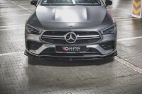 Maxton Design Front extension V.2 black gloss - Mercedes-AMG CLA 35 Aero C118