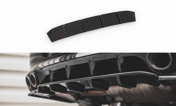 Maxton Design Diffusor Heckansatz schwarz Hochglanz - Mercedes-AMG CLA 35 Aero / 45 Aero C118