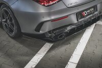 Maxton Design Heckansatz Flaps Diffusor schwarz Hochglanz - Mercedes-AMG CLA 35 Aero / 45 Aero C118