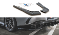 Maxton Design Rear extension Flaps diffuser black gloss - Mercedes-AMG CLA 35 Aero / 45 Aero C118