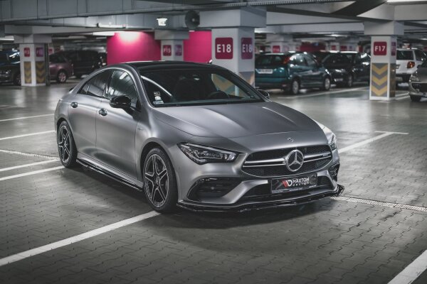 Maxton Design Seitenschweller Ansatz schwarz Hochglanz - Mercedes-AMG CLA 35 / 45 C118