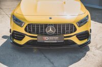 Maxton Design Front extension V.1 black gloss - Mercedes-AMG A 45 S W177