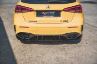 Maxton Design Rear extension Flaps diffuser black gloss - Mercedes-AMG A 45 S W177