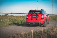 Maxton Design Heckansatz Flaps Diffusor schwarz Hochglanz - Mini Countryman MK2 F60 JCW