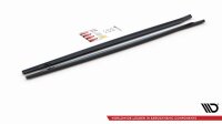 Maxton Design Side skirts extension extension black gloss - Mini Countryman MK2 F60 JCW