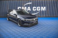 Maxton Design Front extension V.2 black gloss - VW Passat B8