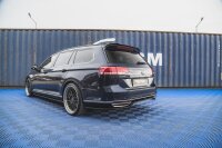 Maxton Design Middle diffuser rear extension black gloss - VW Passat B8