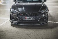 Maxton Design Front extension V.2 black gloss - Audi RS5...