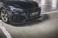 Maxton Design Front extension V.2 black gloss - Audi RS5 F5 Facelift