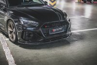 Maxton Design Front extension V.3 black gloss - Audi RS5 F5 Facelift