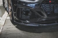 Maxton Design Front extension V.3 black gloss - Audi RS5 F5 Facelift