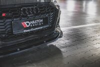 Maxton Design Frontansatz V.3 schwarz Hochglanz - Audi RS5 F5 Facelift