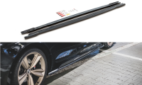 Maxton Design Side skirts extension extension black gloss...