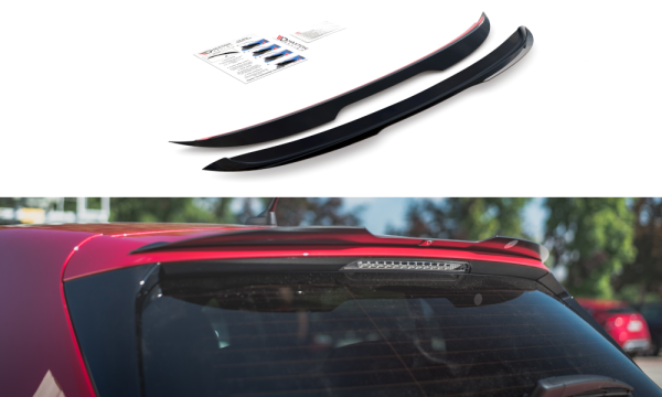 Maxton Design Spoiler Cap black gloss - Peugeot 308 GT MK2 Facelift