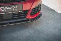 Maxton Design Front extension V.1 black gloss - Peugeot 308 GT MK2 Facelift