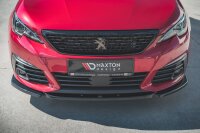 Maxton Design Front extension V.2 black gloss - Peugeot 308 GT MK2 Facelift