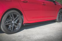 Maxton Design Side skirts extension extension black gloss - Peugeot 308 GT MK2 Facelift