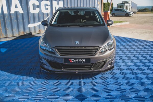 Maxton Design Frontansatz V.1 schwarz Hochglanz - Peugeot 308 MK2 Facelift