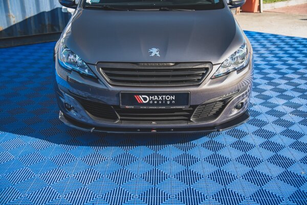 Maxton Design Frontansatz V.2 schwarz Hochglanz - Peugeot 308 MK2 Facelift