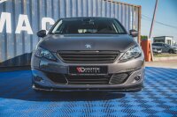 Maxton Design Front extension V.2 black gloss - Peugeot 308 MK2 Facelift